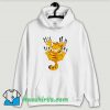 Cool Garfield The Cat Scratch Wall Hoodie Streetwear