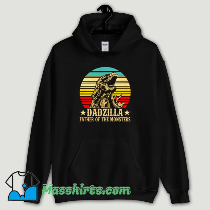 Cool Gorilla Dadzilla Father of The Monsters Hoodie Streetwear