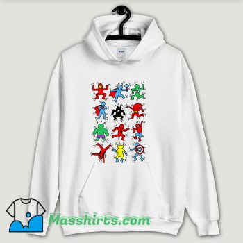 Cool Haring Heroes Hoodie Streetwear