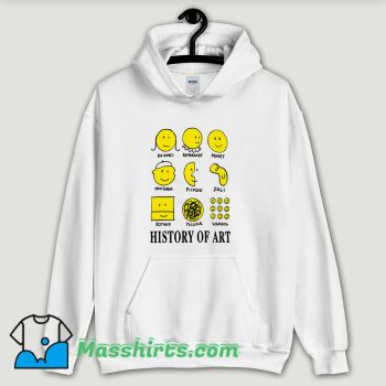 Cool History of Art Smiley Face Hoodie Streetwear