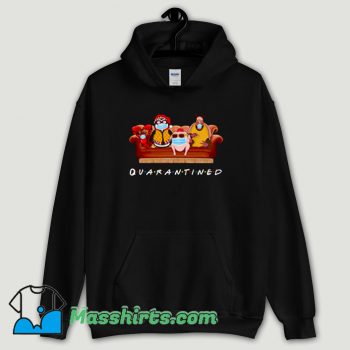 Cool Hugsy Penguin And Friends Quarantined Hoodie Streetwear