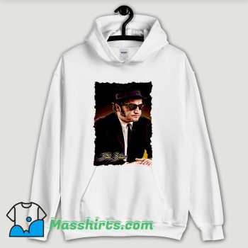 Cool Jake Blues Brothers White Hoodie Streetwear