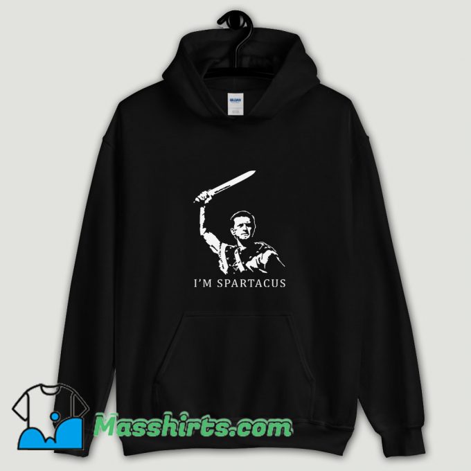 Cool Kirk Douglas I am Spartacus Hoodie Streetwear