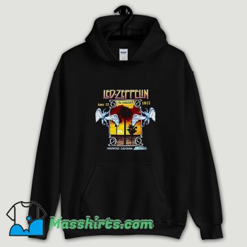 Cool Led Zeppelin 1977 Inglewood Concert Hoodie Streetwear