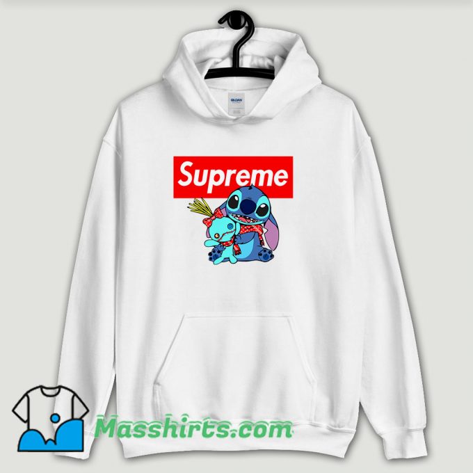 Cool Lilo And Stitch LV Hoodie Streetwear