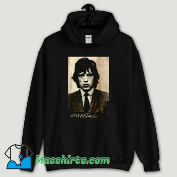 Cool Mick Jagger Mugshot Hoodie Streetwear