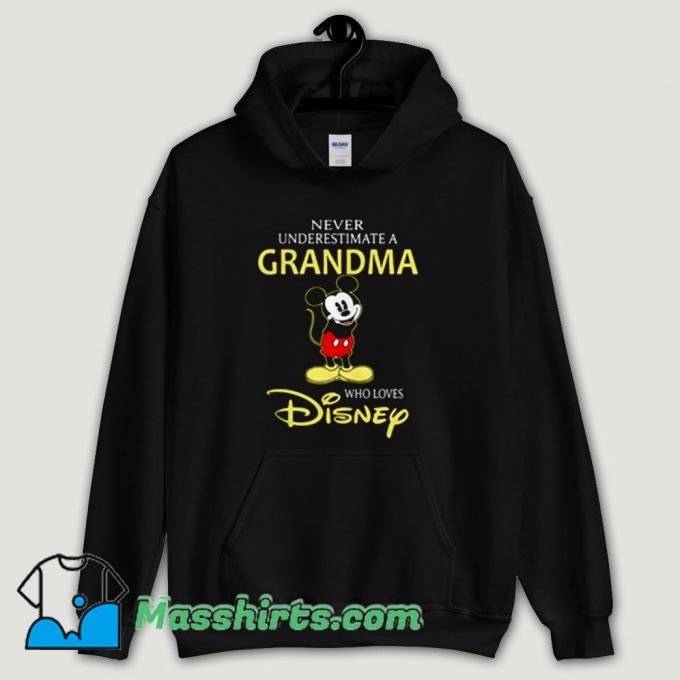 Cool Mickey Mouse a Grandma Loves Disney Hoodie Streetwear