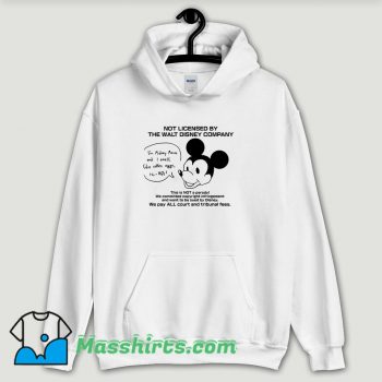 Cool Not Licensed By The Walt Disney Company Hoodie Streetwear