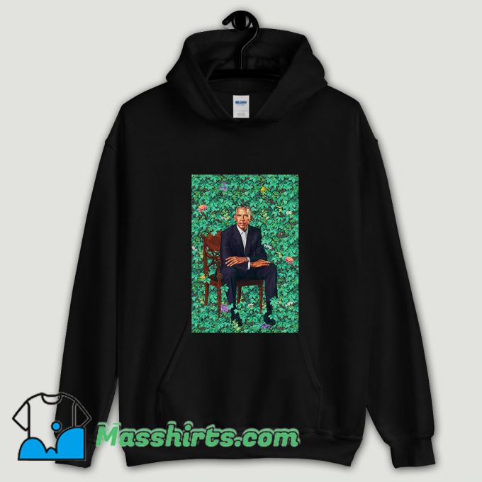 Cool Obama Portraits Blend Paint Hoodie Streetwear