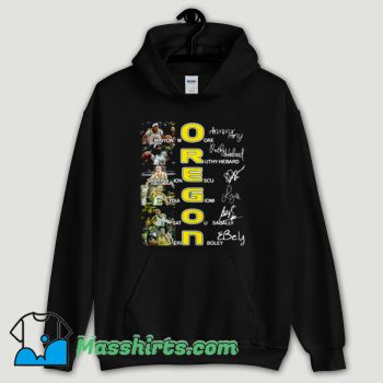 Cool Oregon Ducks Minyon Moore Ruthy Hebard Sign Hoodie Streetwear