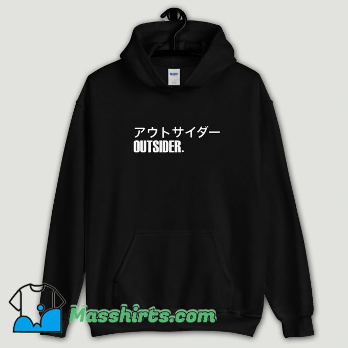 Cool Outsider Japanese Hoodie Streetwear