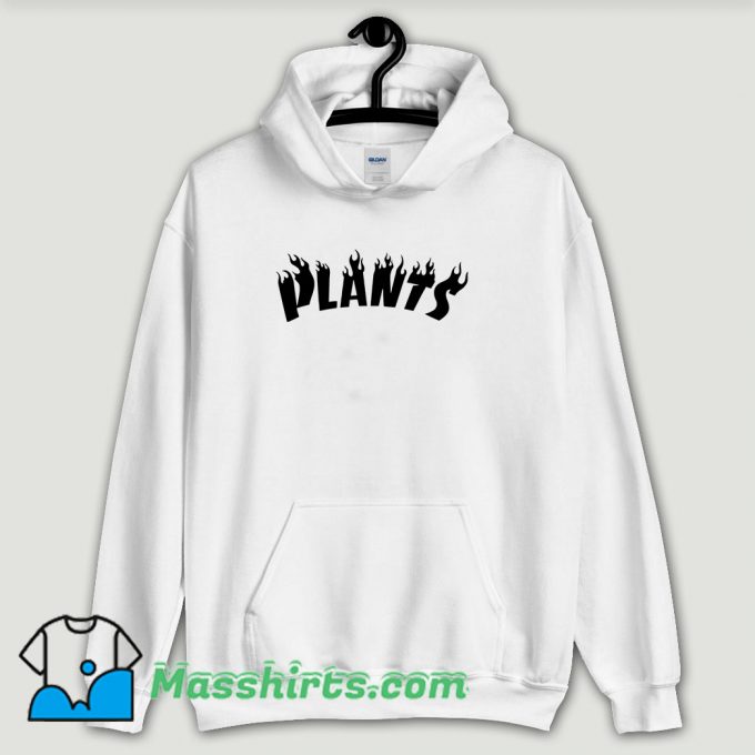 Cool Plant Flame Hoodie Streetwear