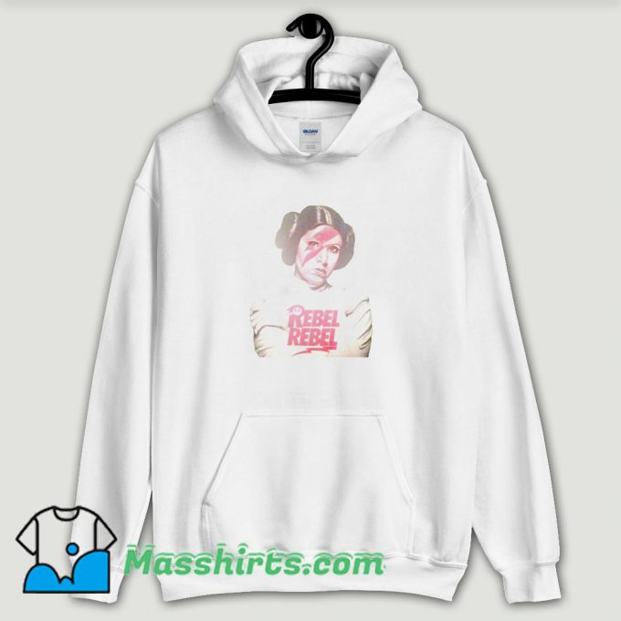 Cool Princess Leia Rebel David Bowie Star Wars Hoodie Streetwear