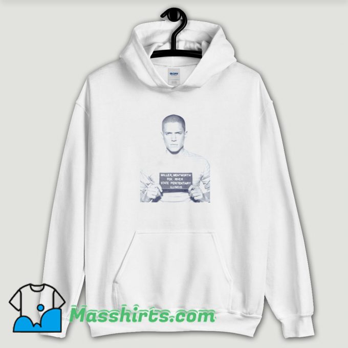 Cool Prison Break Michael Scofield TV Series Mugshot Hoodie Streetwear