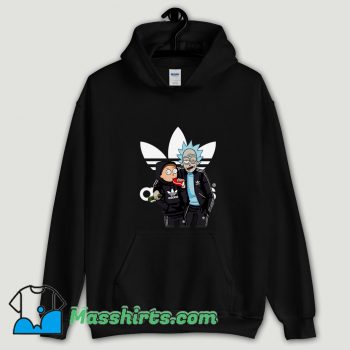 Cool Rick And Morty Adidas Hoodie Streetwear