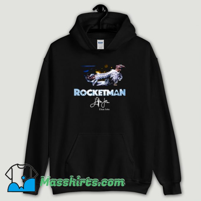 Cool Rocketman Elton John Signature Hoodie Streetwear
