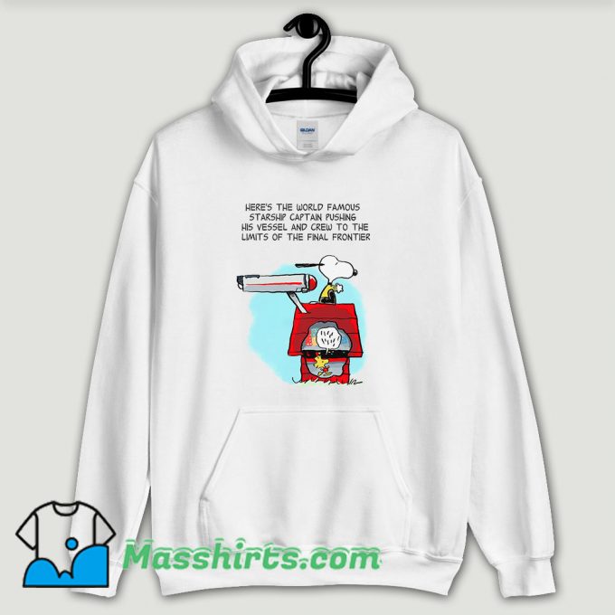 Cool Star Trek Snoopy And Woodstock Hoodie Streetwear