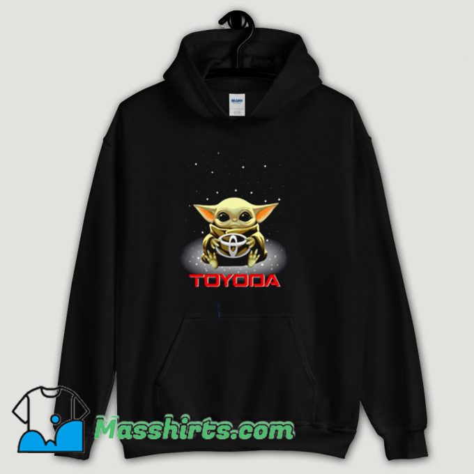 Cool Star Wars Baby Yoda hug Toyota Hoodie Streetwear