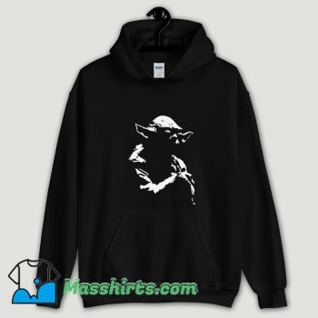 Cool Star Wars Yoda Silhoutte Hoodie Streetwear