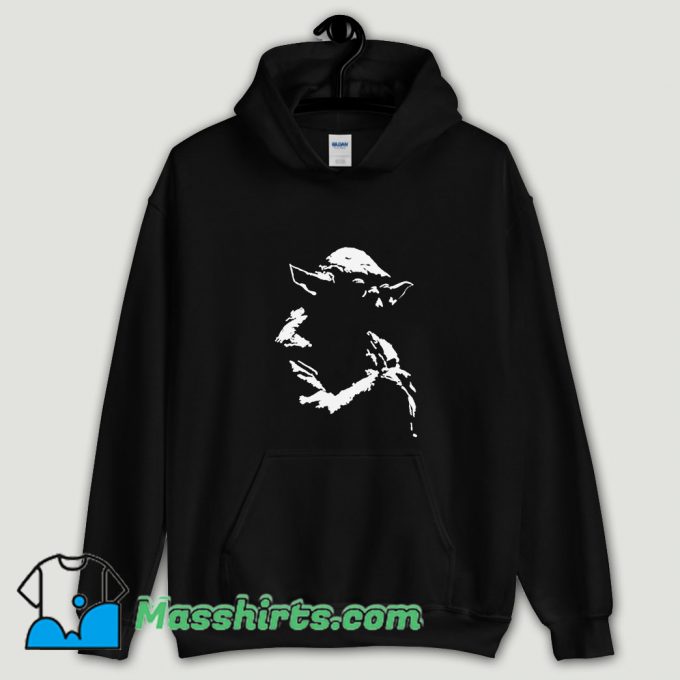 Cool Star Wars Yoda Silhoutte Hoodie Streetwear