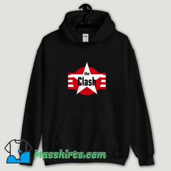 Cool The Clash Star And Stripes Magnet Hoodie Streetwear