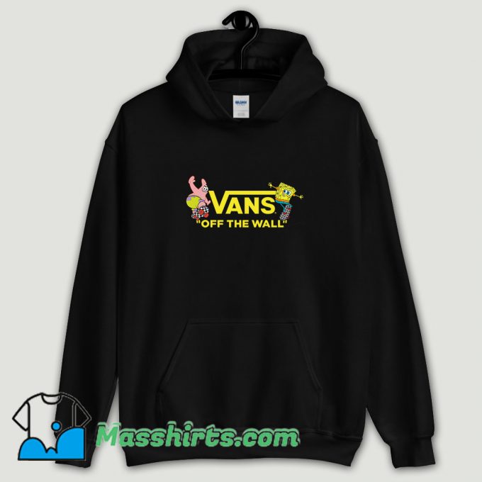 Cool Vans Spongebob Squarepants Collaboration Yellow Hoodie Streetwear