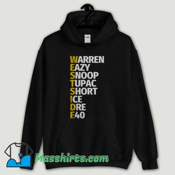 Cool Westside Rap Tupac Dre E40 Snoop Hoodie Streetwear