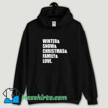 Cool family love christmas Hoodie Streetwear