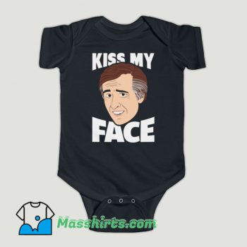 Funny ALAN PARTRIDGE Kiss My Face Baby Onesie
