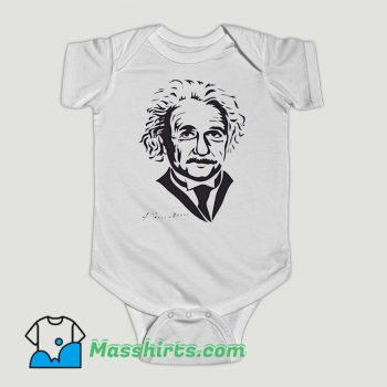 Funny Albert Einstein Scientist Inventor Baby Onesie