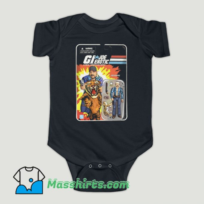 Funny American Hero Joe Exotic Tiger King President Baby Onesie