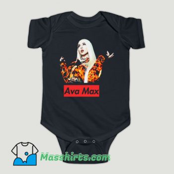 Funny Ava Max Singer Baby Onesie