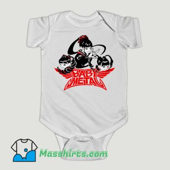 Funny Babymetal Fox Karate Baby Onesie