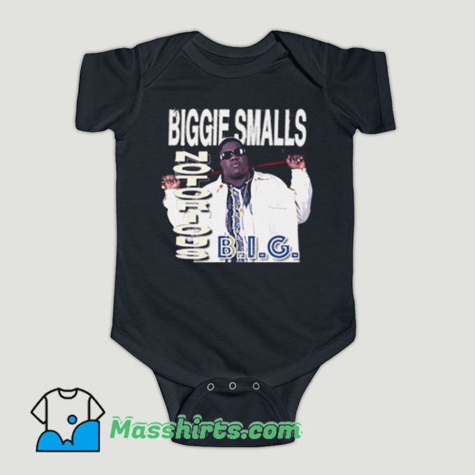 Funny Big Notorious Biggie Smalls Rich Baby Onesie