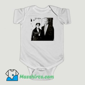 Funny Bill Clinton and Monica Lewinsky Baby Onesie