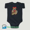 Funny Bleached Goods Devilish Grin Baby Onesie