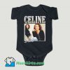 Funny Celine Dion Casual Retro Baby Onesie