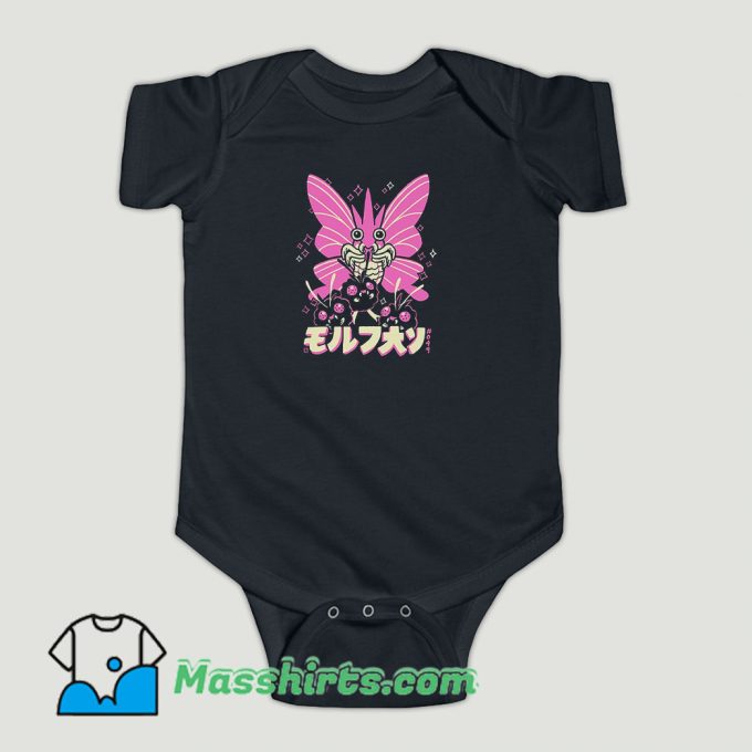 Funny Clearance Venomoth Pokemon Baby Onesie