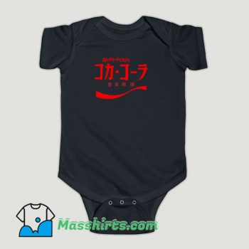 Funny Coca Cola Japanese Baby Onesie