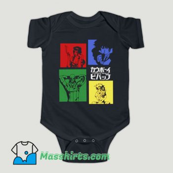 Funny Cowboy Bebop Anime Character Baby Onesie