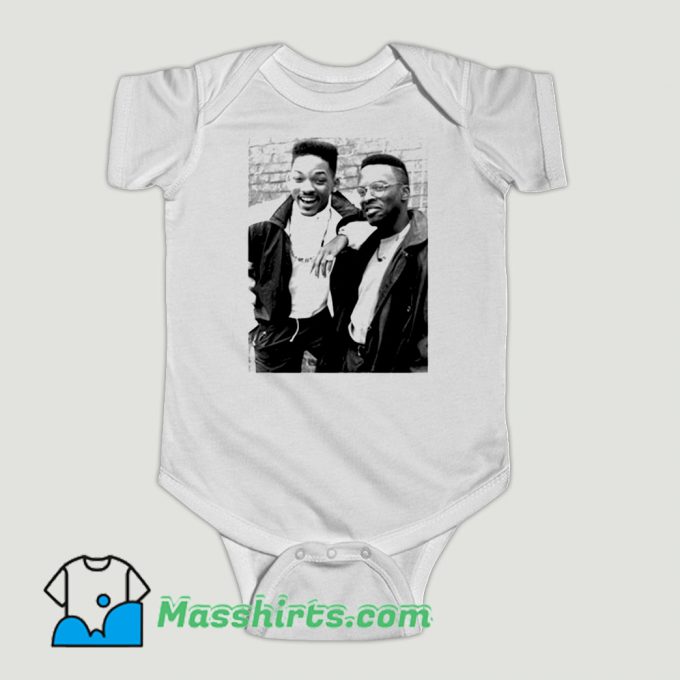 Funny DJ Jazzy Jeff and Fresh Prince Will Smith Baby Onesie