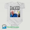 Funny David Attenborough Baby Onesie