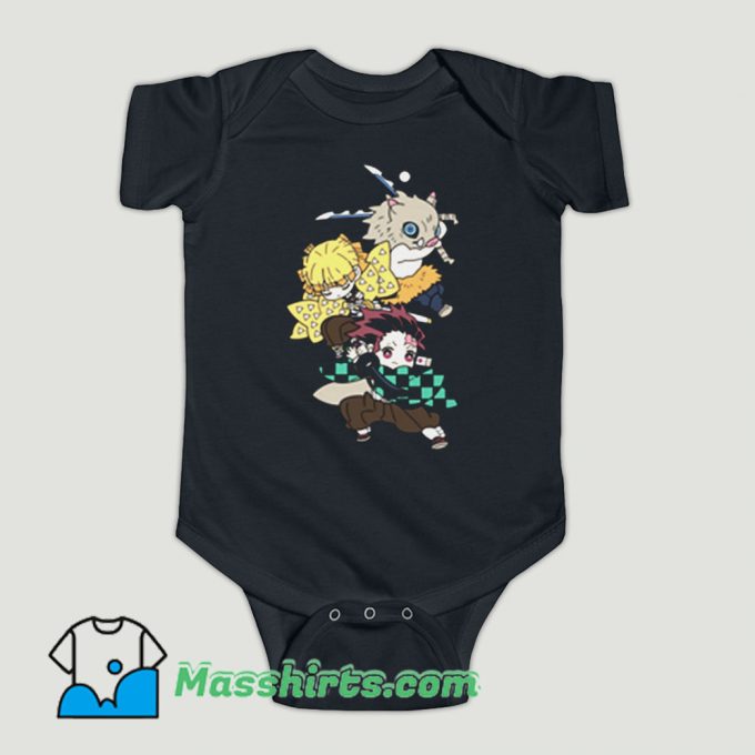 Funny Demon Slayer Anime Japan Baby Onesie