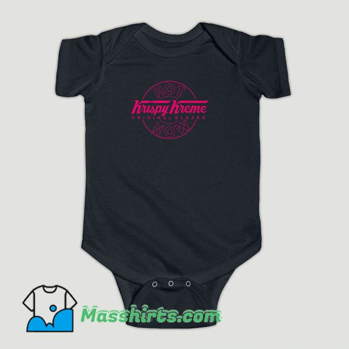 Funny Diy Tee Krispy Kreme Donut Glazed Baby Onesie