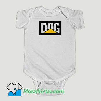 Funny Dog Caterpillar Baby Onesie