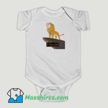 Funny Donald Trump Lying King Parody Baby Onesie