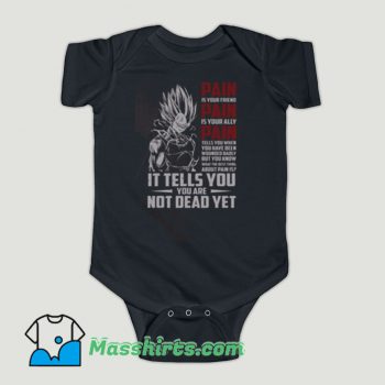 Funny Dragon Ball Vegeta Pain Baby Onesie