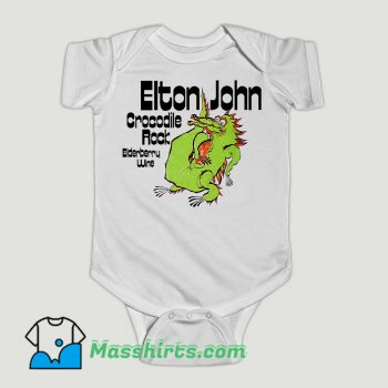 Funny Elton John Crocodile Rock Baby Onesie