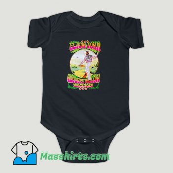 Funny Elton John Goodbye Yellow Brick Road Baby Onesie