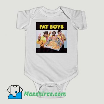 Funny Fat Boys Hip Hop NYC Rap Baby Onesie